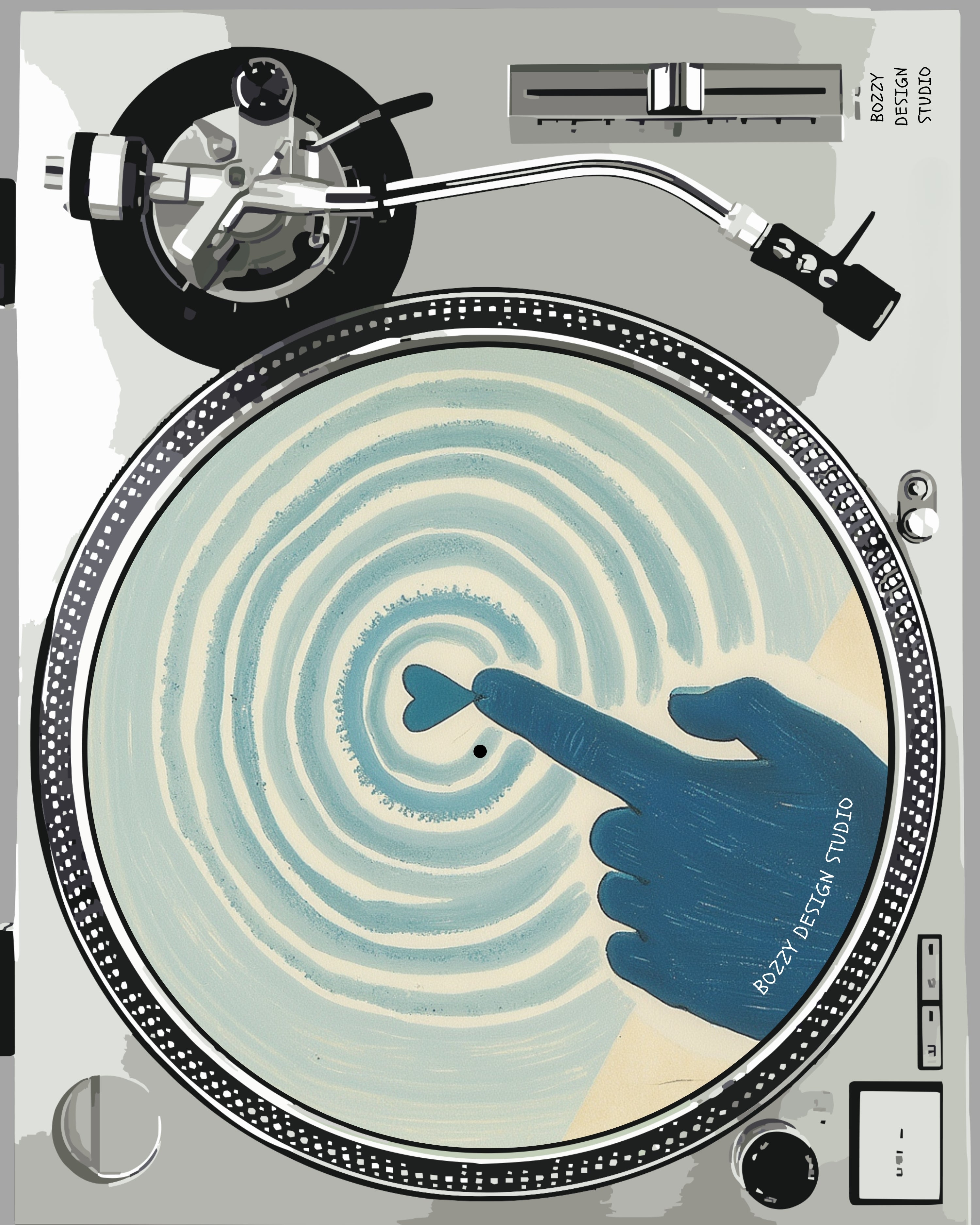 Soft Signal Slipmat – Mediterranean Nostalgia Collection