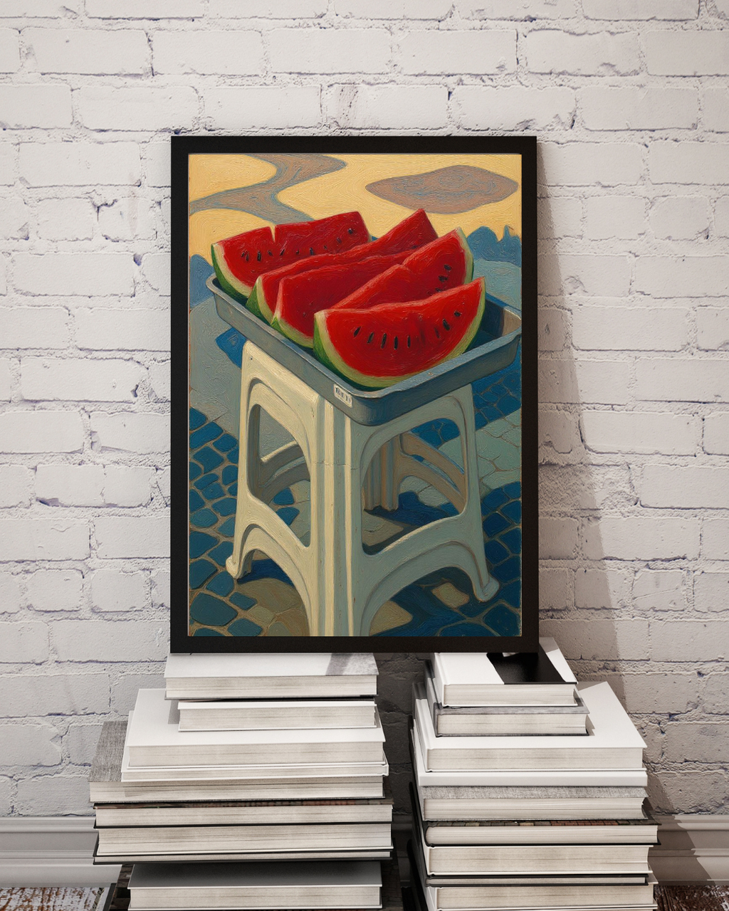 Watermelon Stand Print – Mediterranean Nostalgia Collection