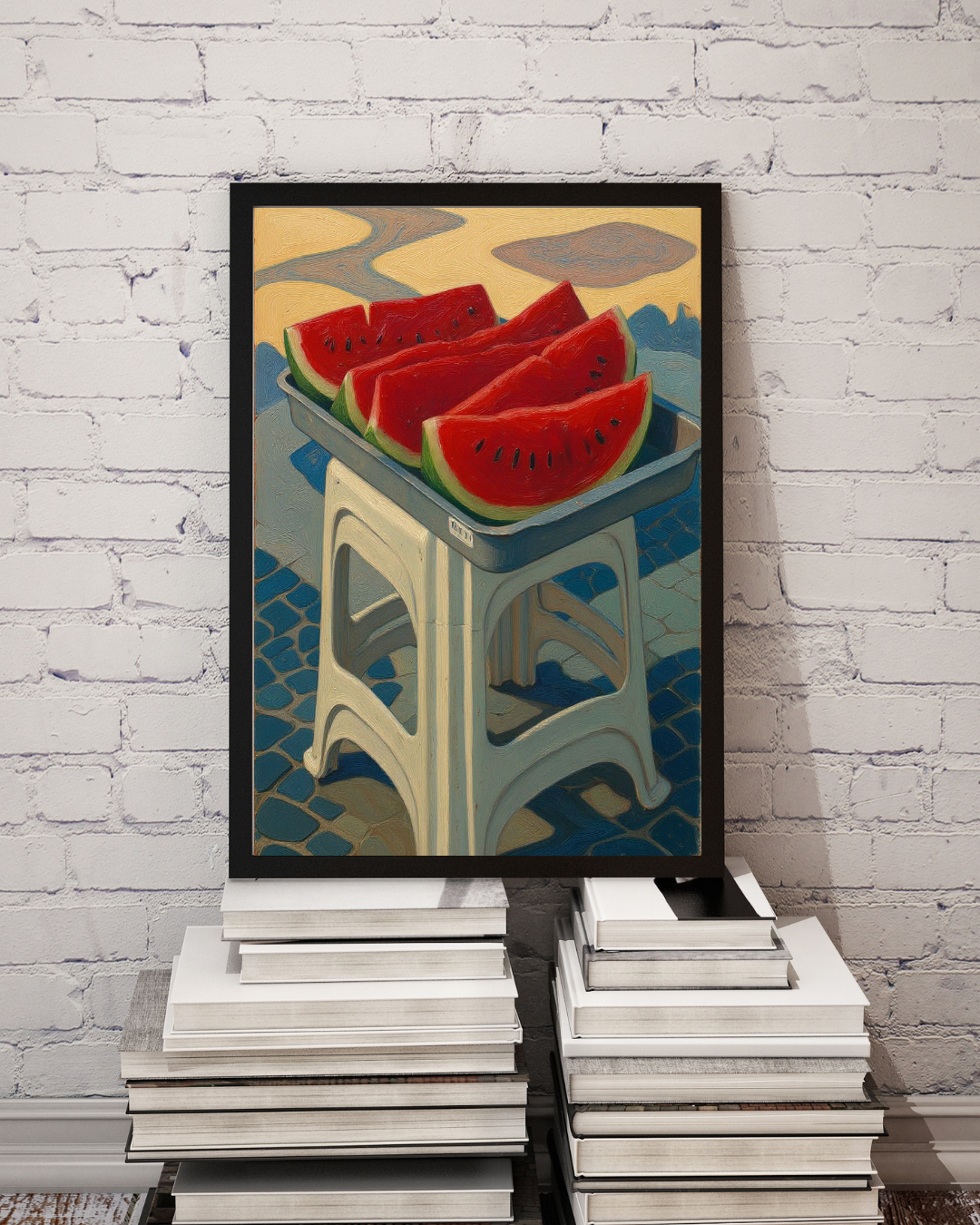 Watermelon Stand Print – Mediterranean Nostalgia Collection