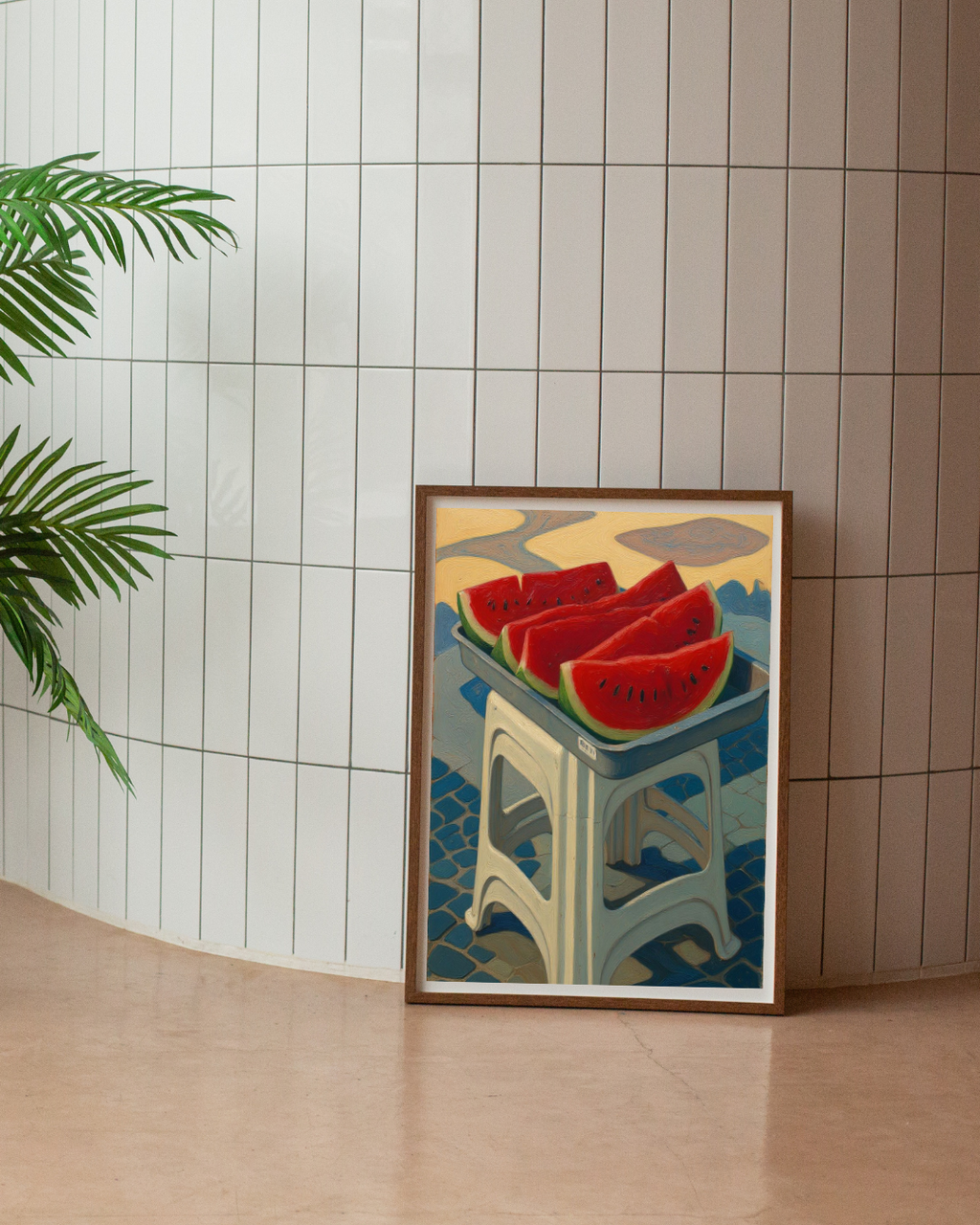 Watermelon Stand Print – Mediterranean Nostalgia Collection