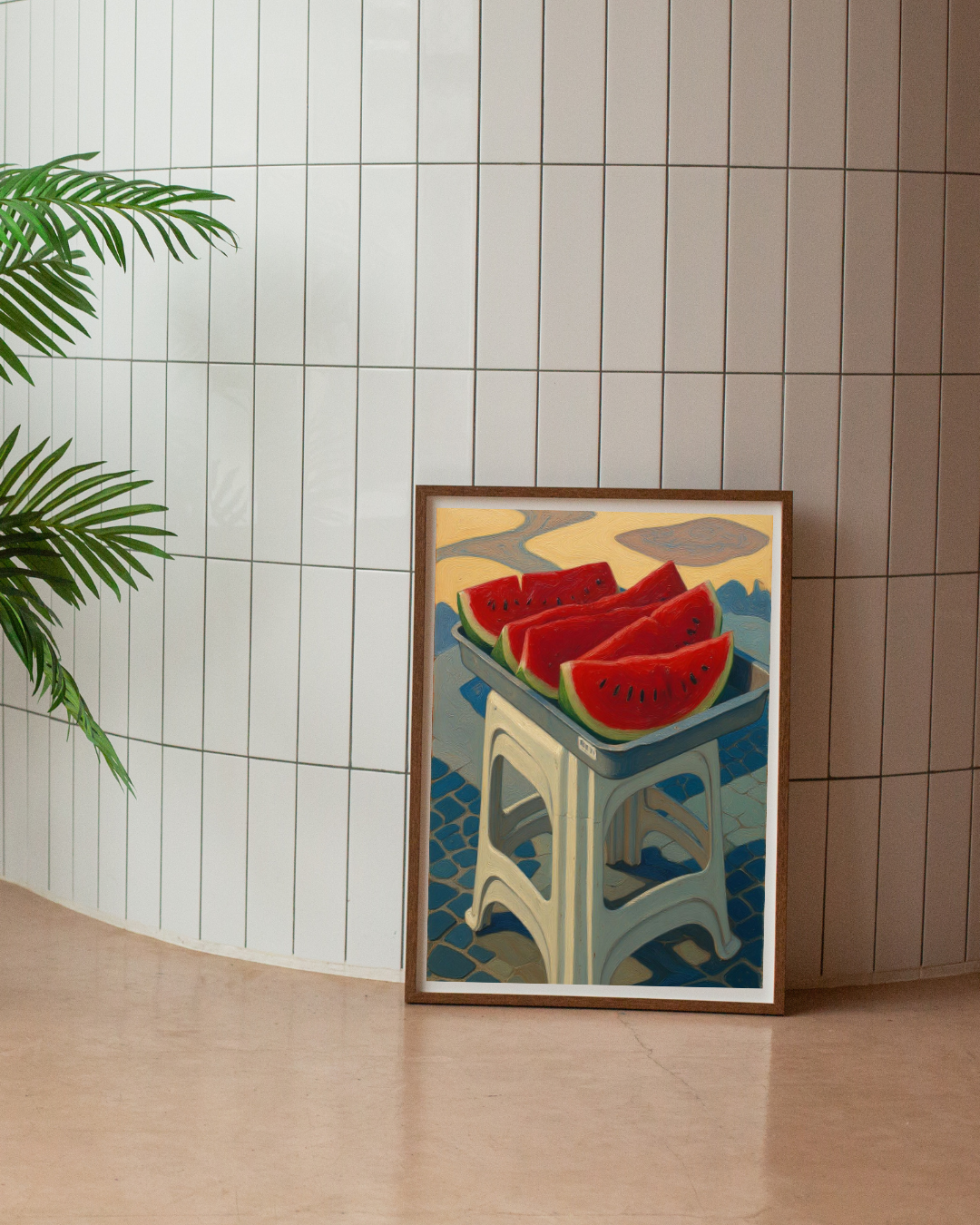 Watermelon Stand Print – Mediterranean Nostalgia Collection