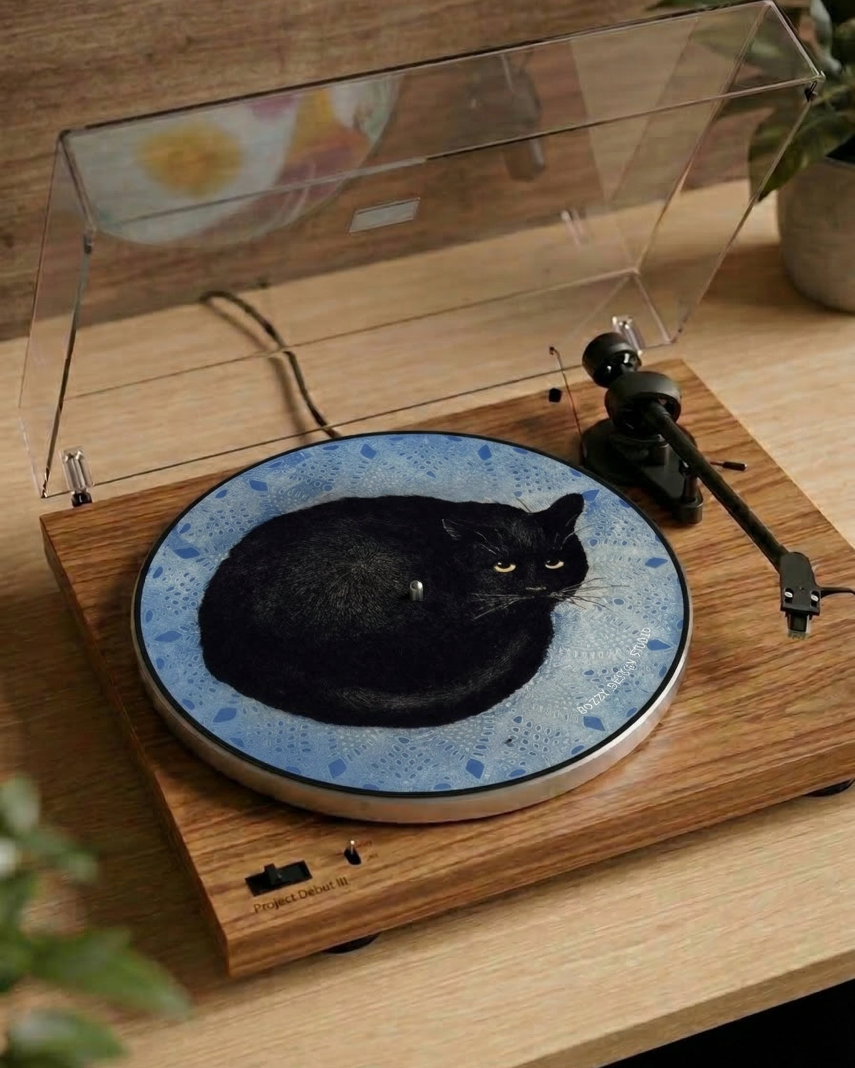 Black Cat Slipmat – Mediterranean Nostalgia Collection