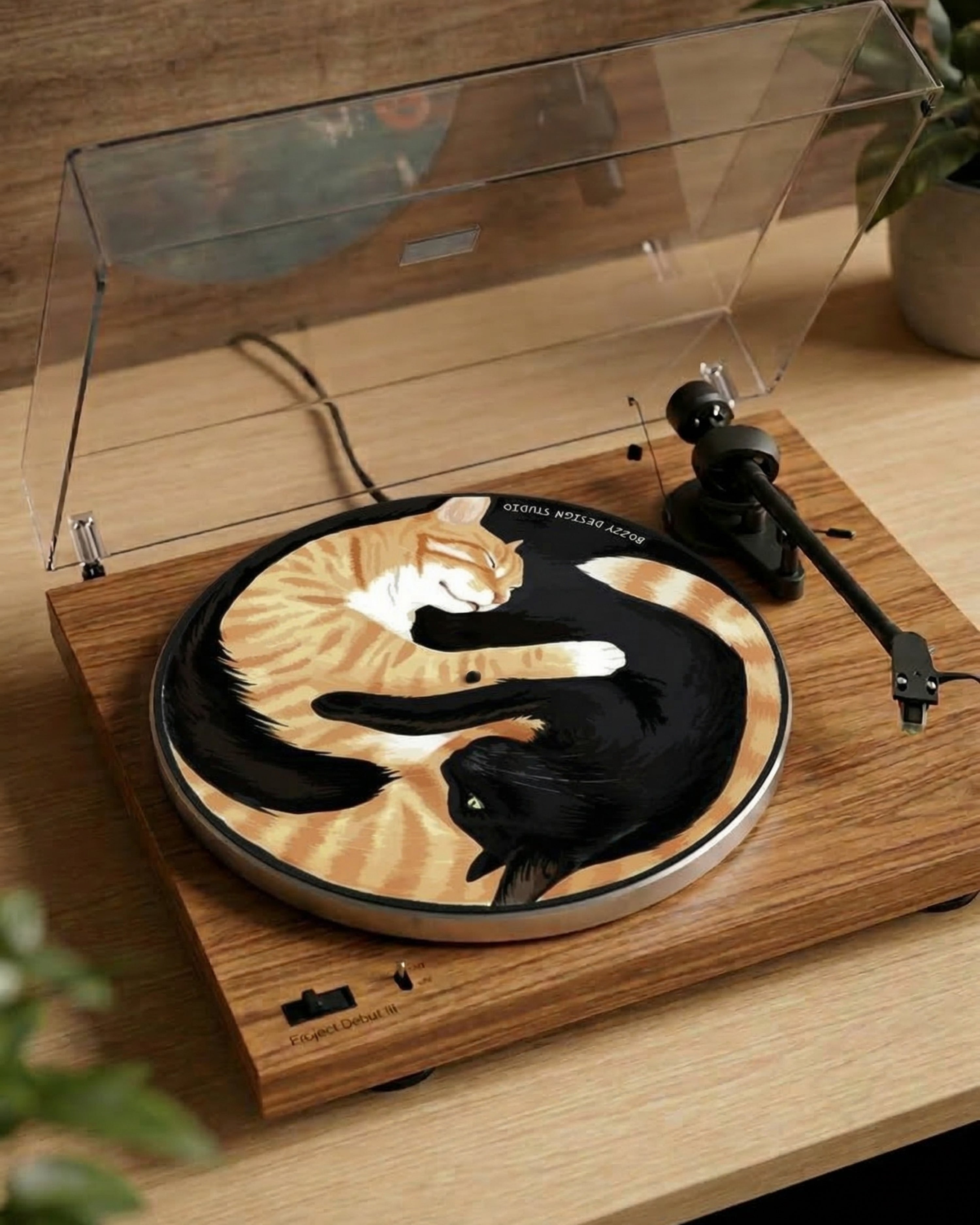 Twin Cats Slipmat – Mediterranean Nostalgia Collection