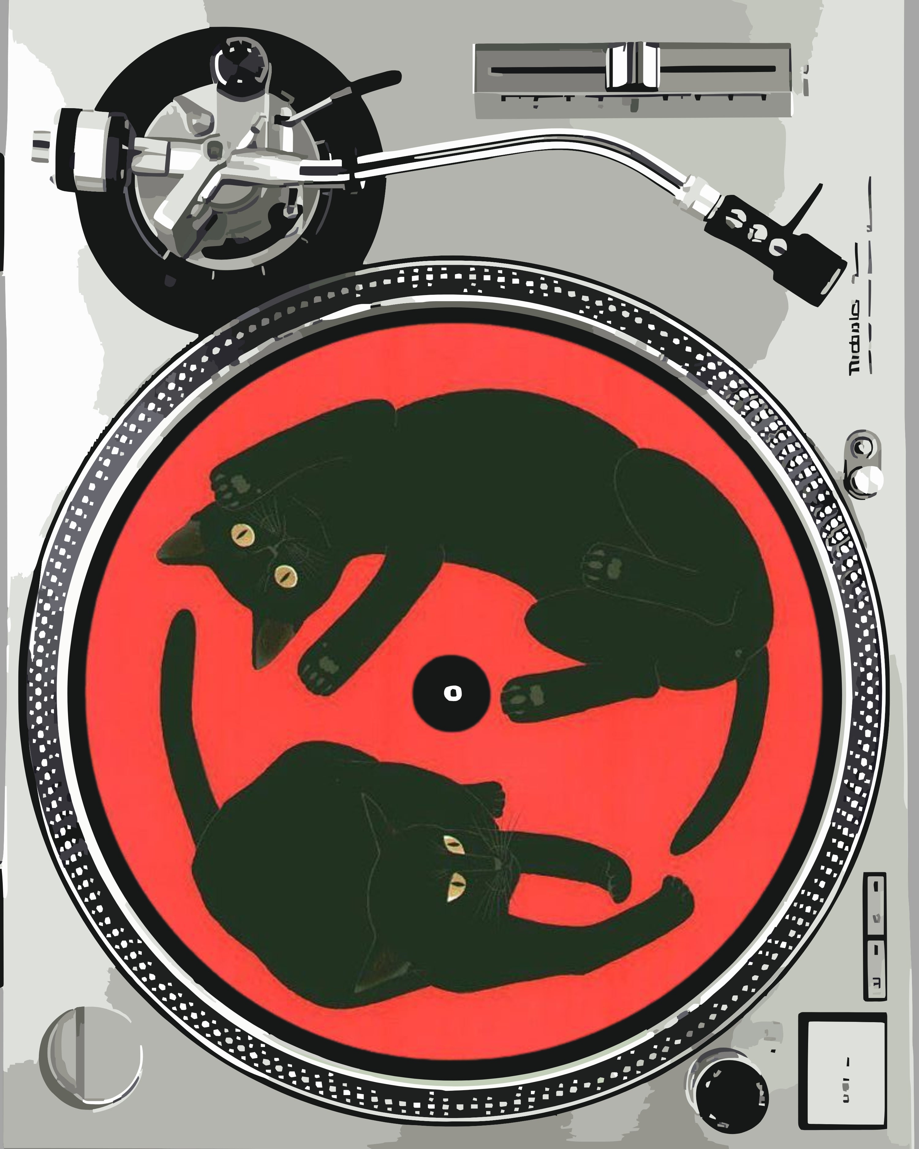 Red Cats Slipmat – Mediterranean Nostalgia Collection