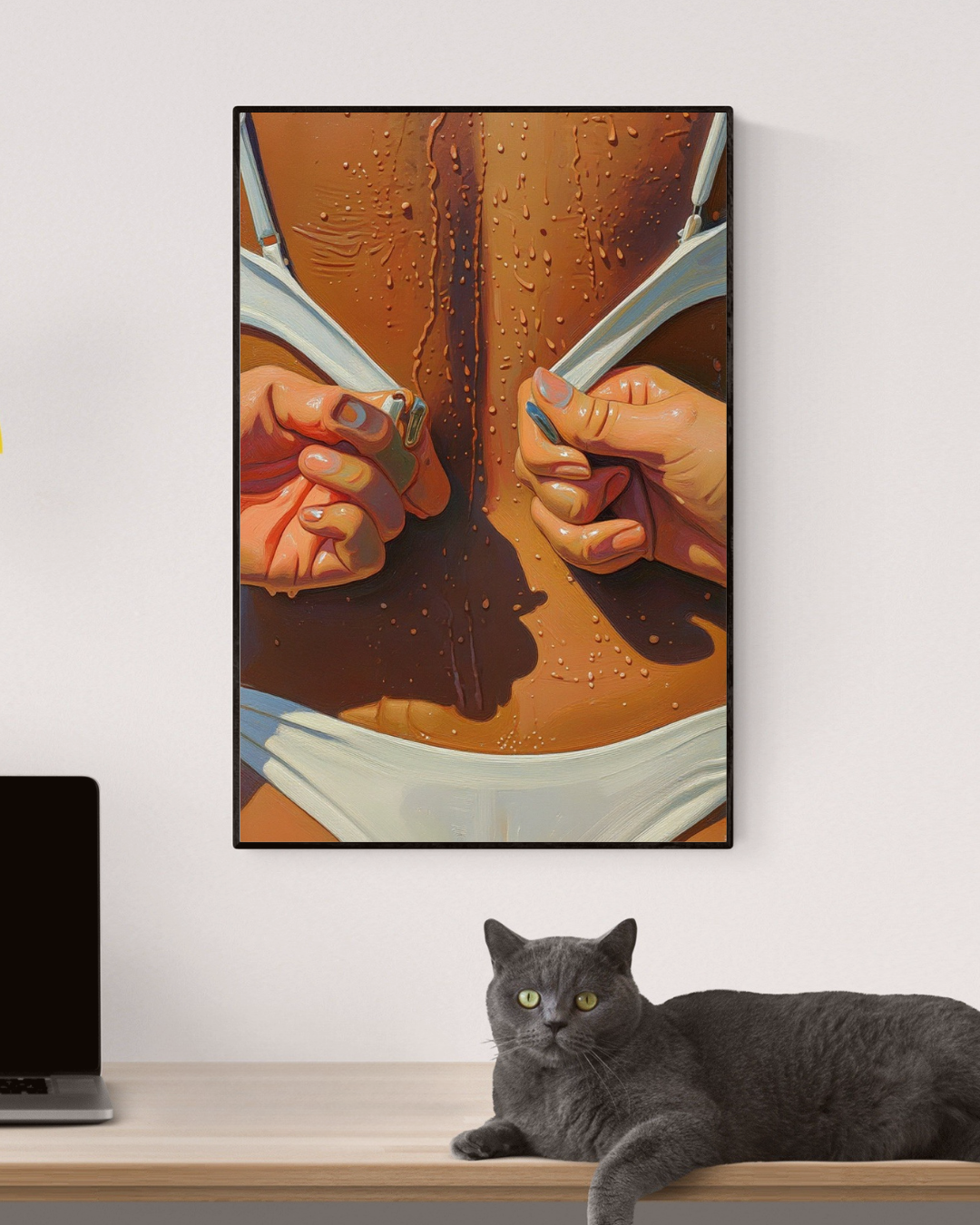 Unzipping Bikini Print - Mediterranean Nostalgia Collection