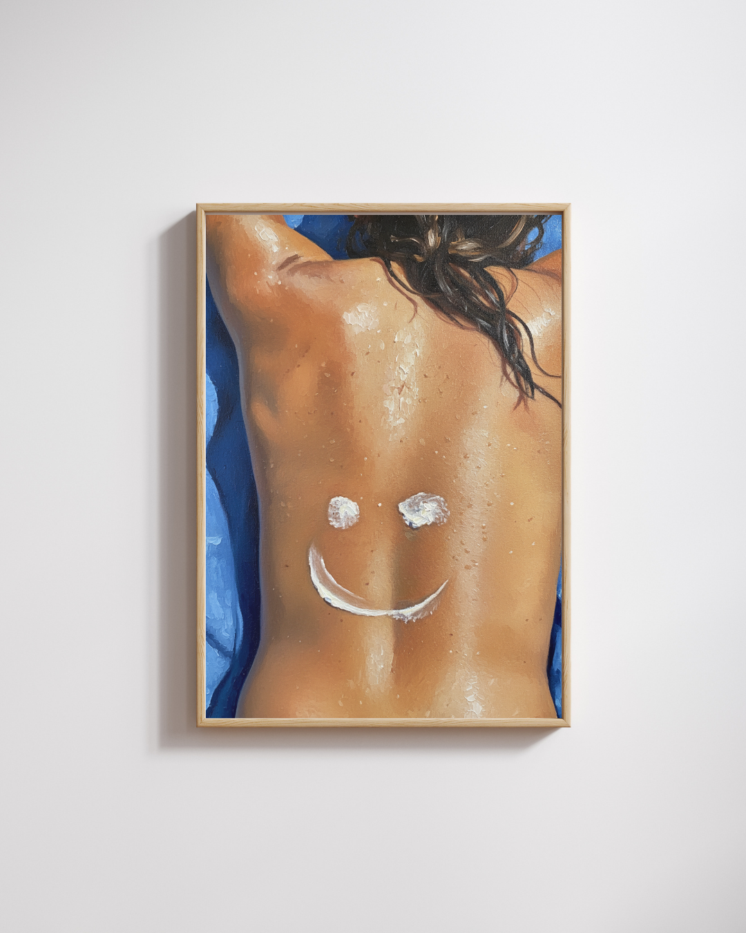 Sunscreen Smile Print - Mediterranean Nostalgia Collection