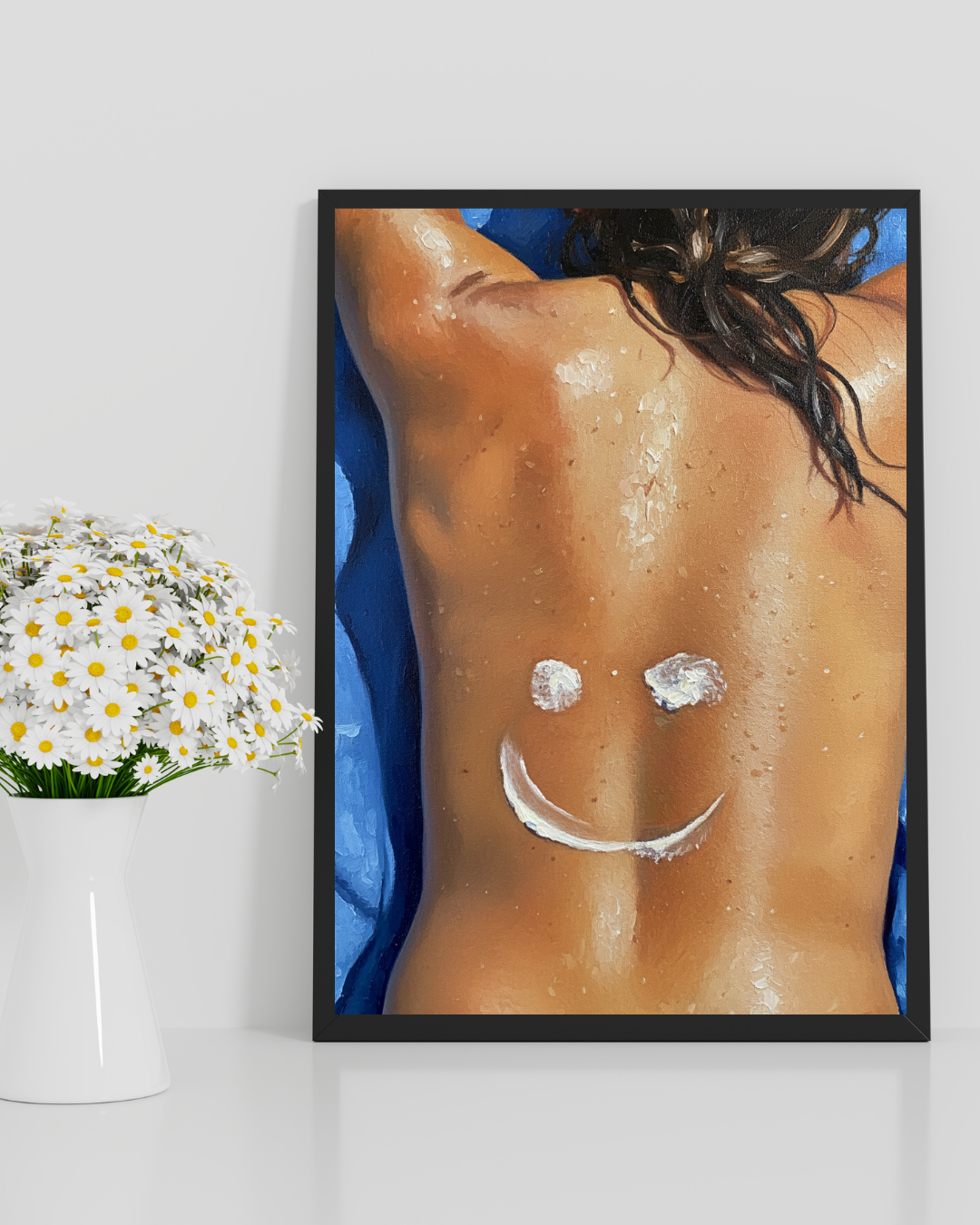Sunscreen Smile Print - Mediterranean Nostalgia Collection