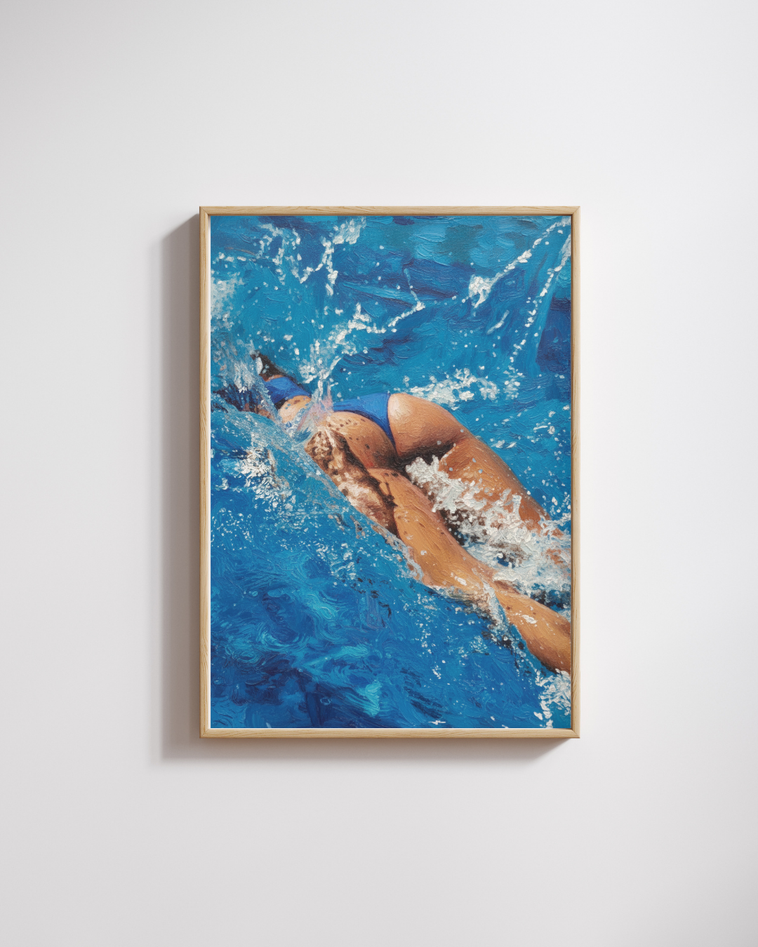 Ocean Swimmer Print - Mediterranean Nostalgia Collection