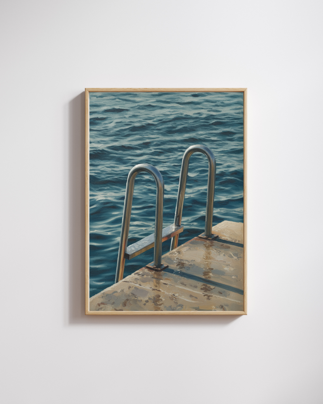 Sea Ladder Print - Mediterranean Nostalgia Collection