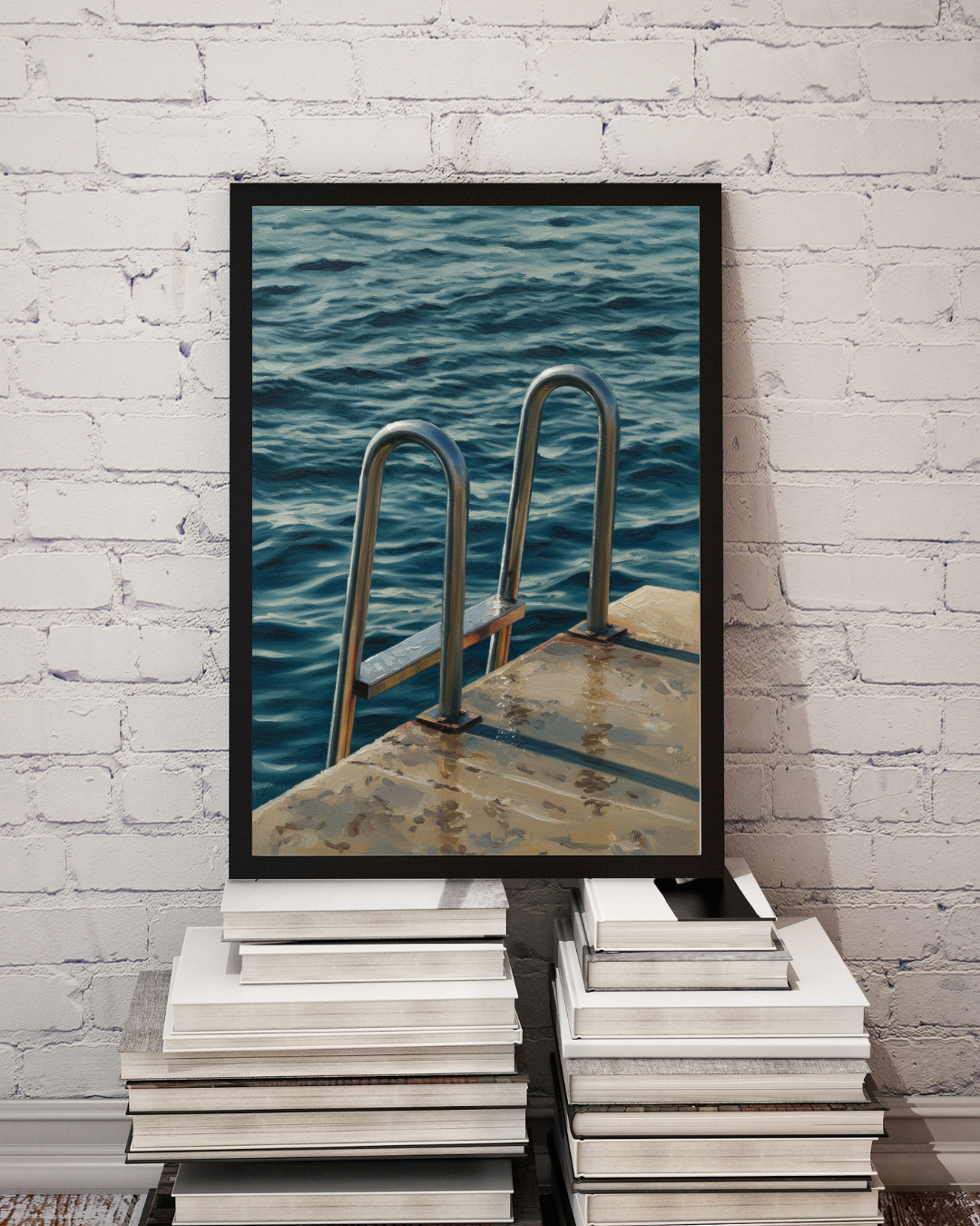 Sea Ladder Print - Mediterranean Nostalgia Collection