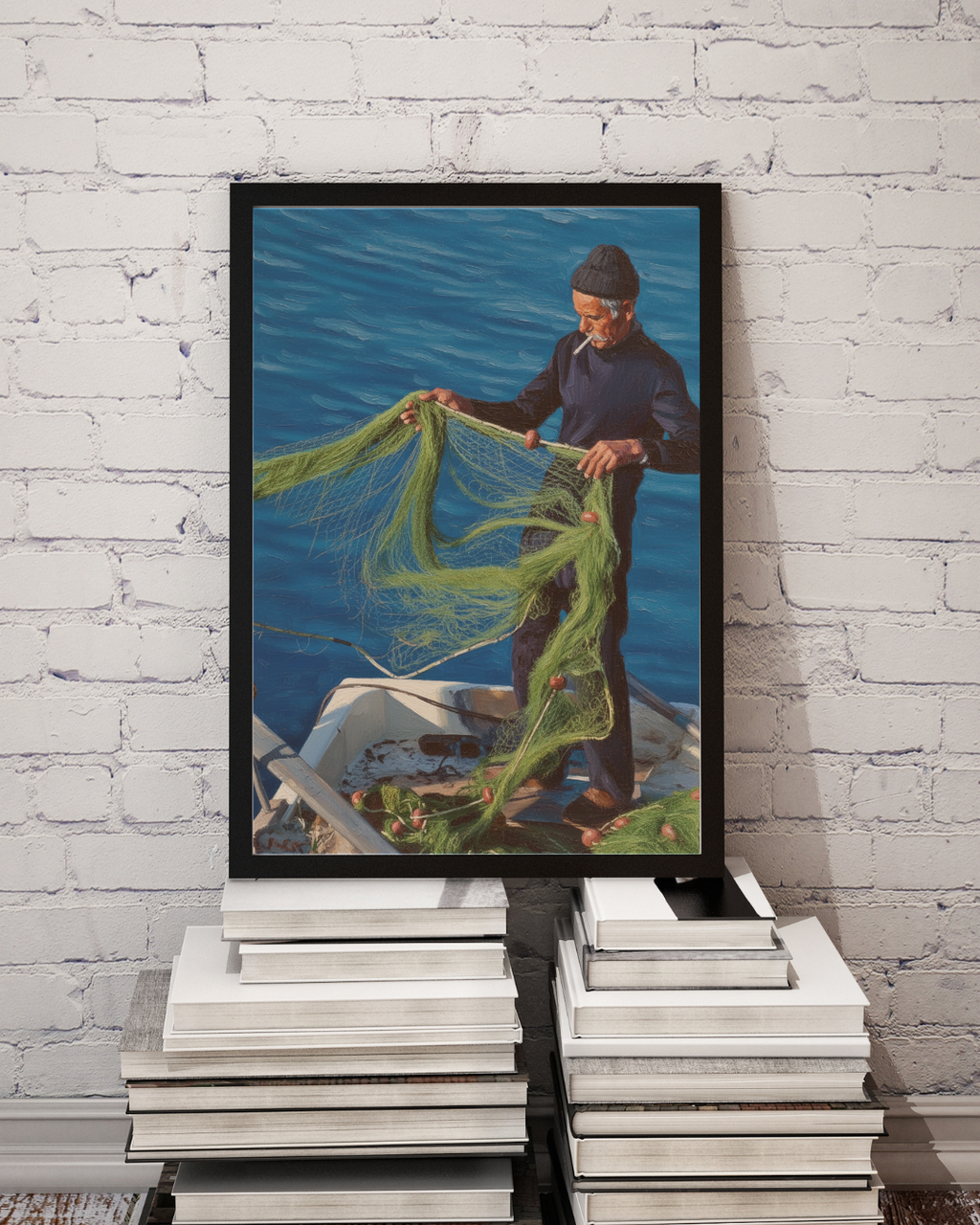 Mediterranean Fisherman Print - Mediterranean Nostalgia Collection