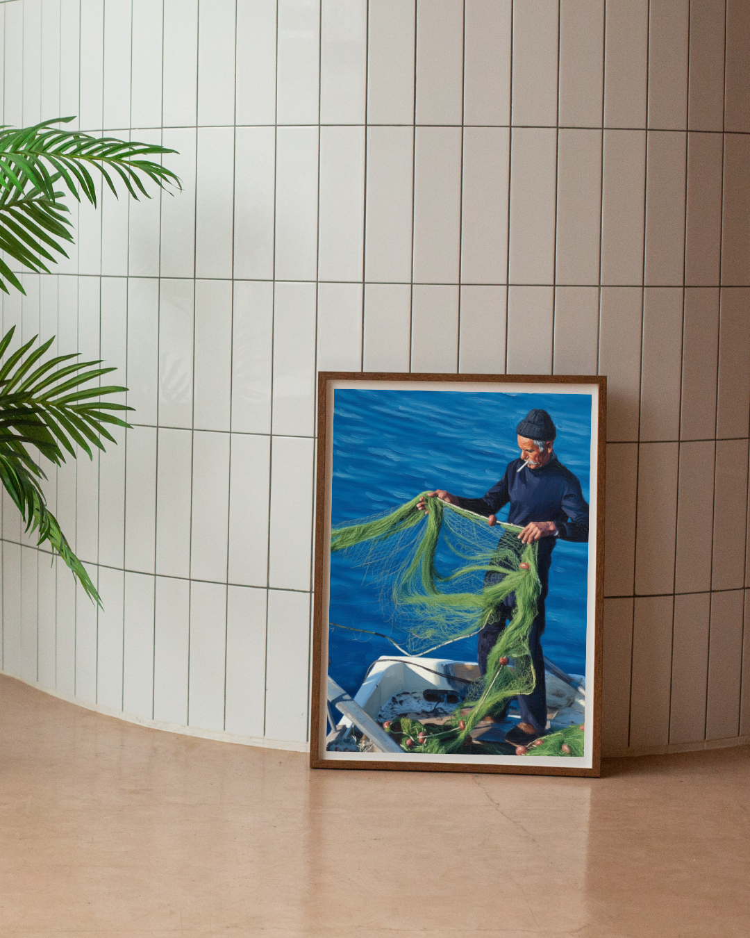 Mediterranean Fisherman Print - Mediterranean Nostalgia Collection