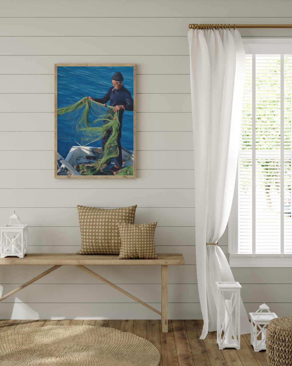 Mediterranean Fisherman Print - Mediterranean Nostalgia Collection