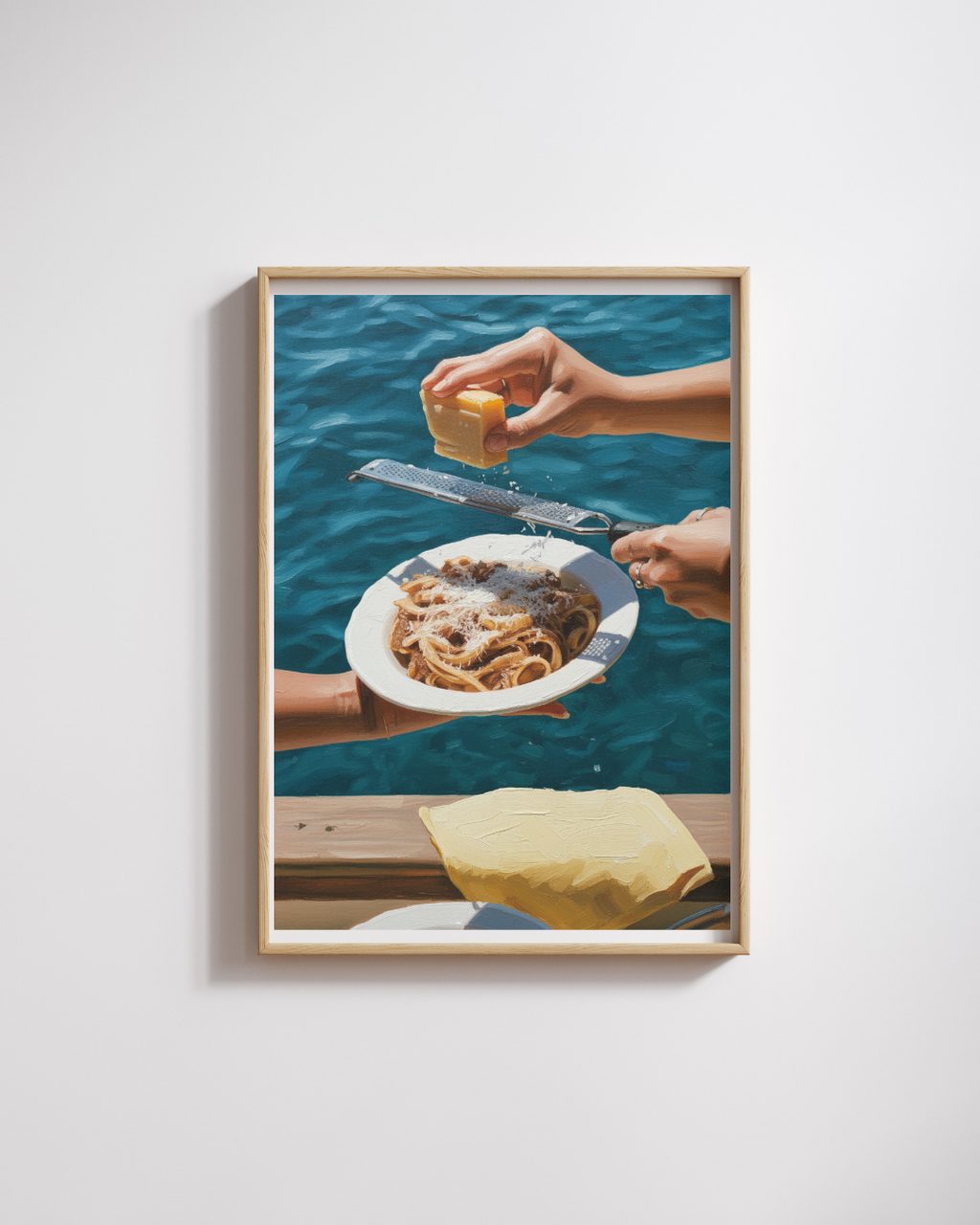 Pasta by the Sea Print - Mediterranean Nostalgia Collection