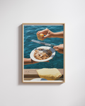Pasta by the Sea Print - Mediterranean Nostalgia Collection