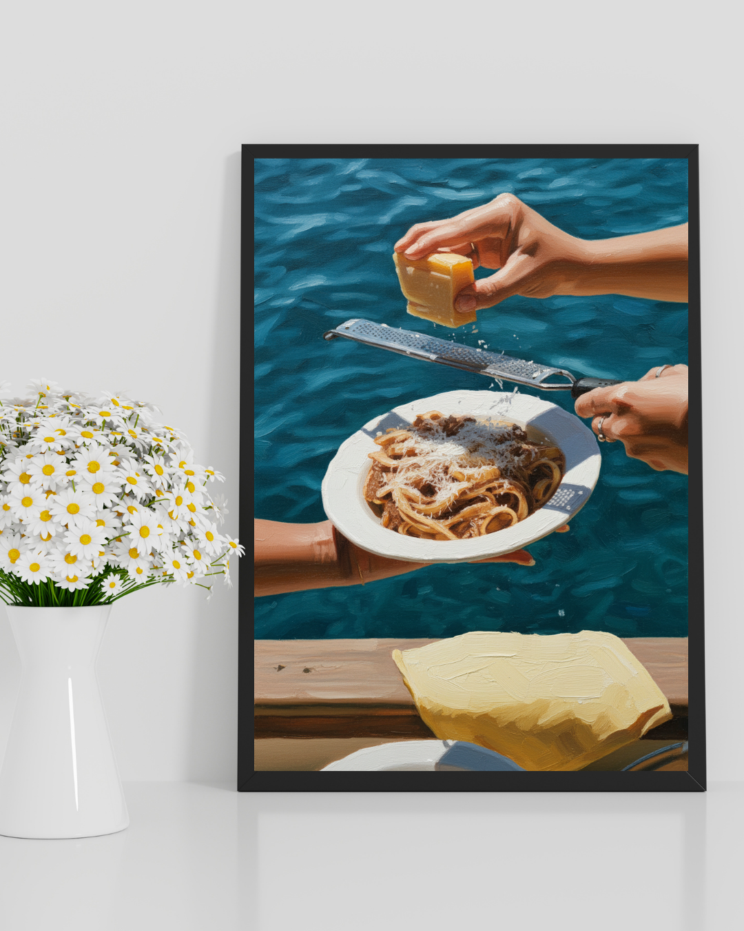 Pasta by the Sea Print - Mediterranean Nostalgia Collection