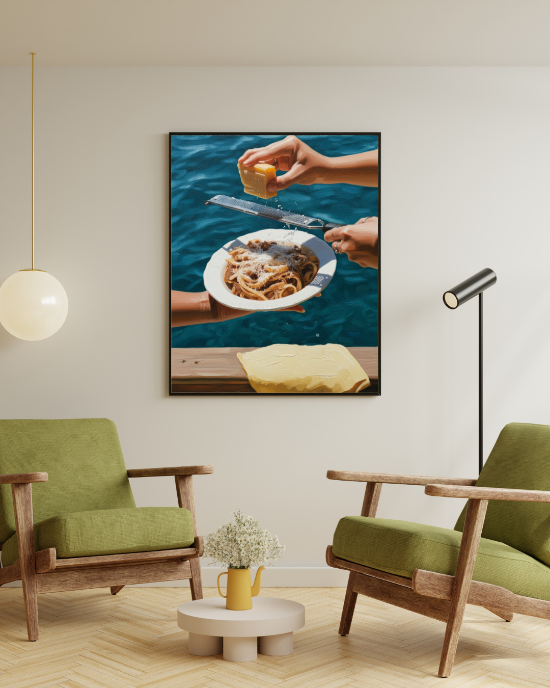 Pasta by the Sea Print - Mediterranean Nostalgia Collection