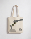 Watching Hand Tote Bag – Mediterranean Nostalgia Collection