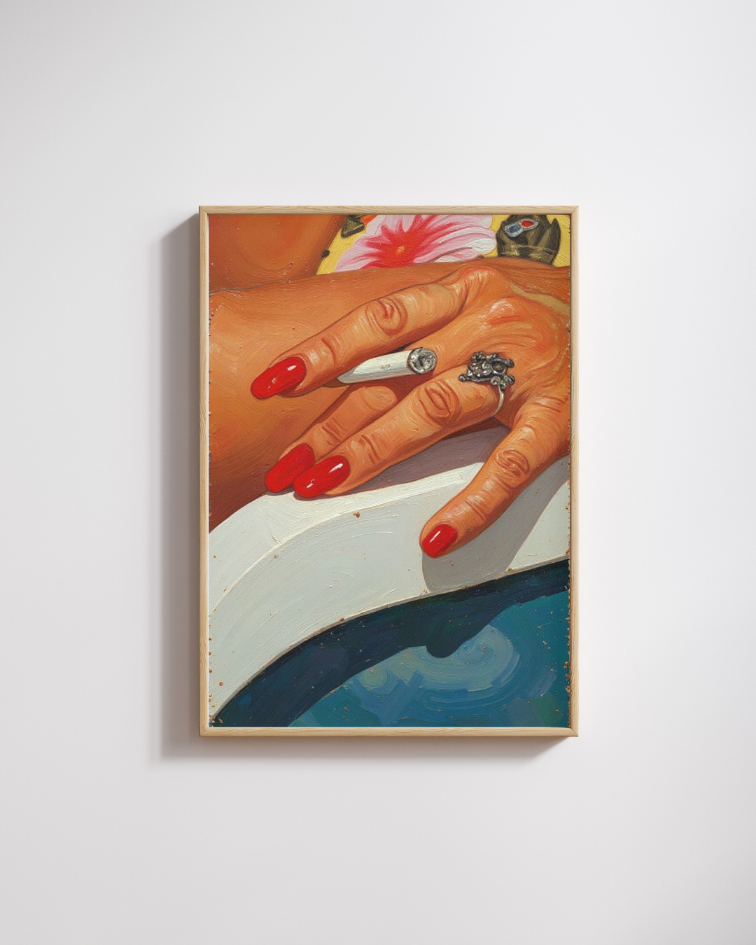 Red Nails Print – Mediterranean Nostalgia Collection