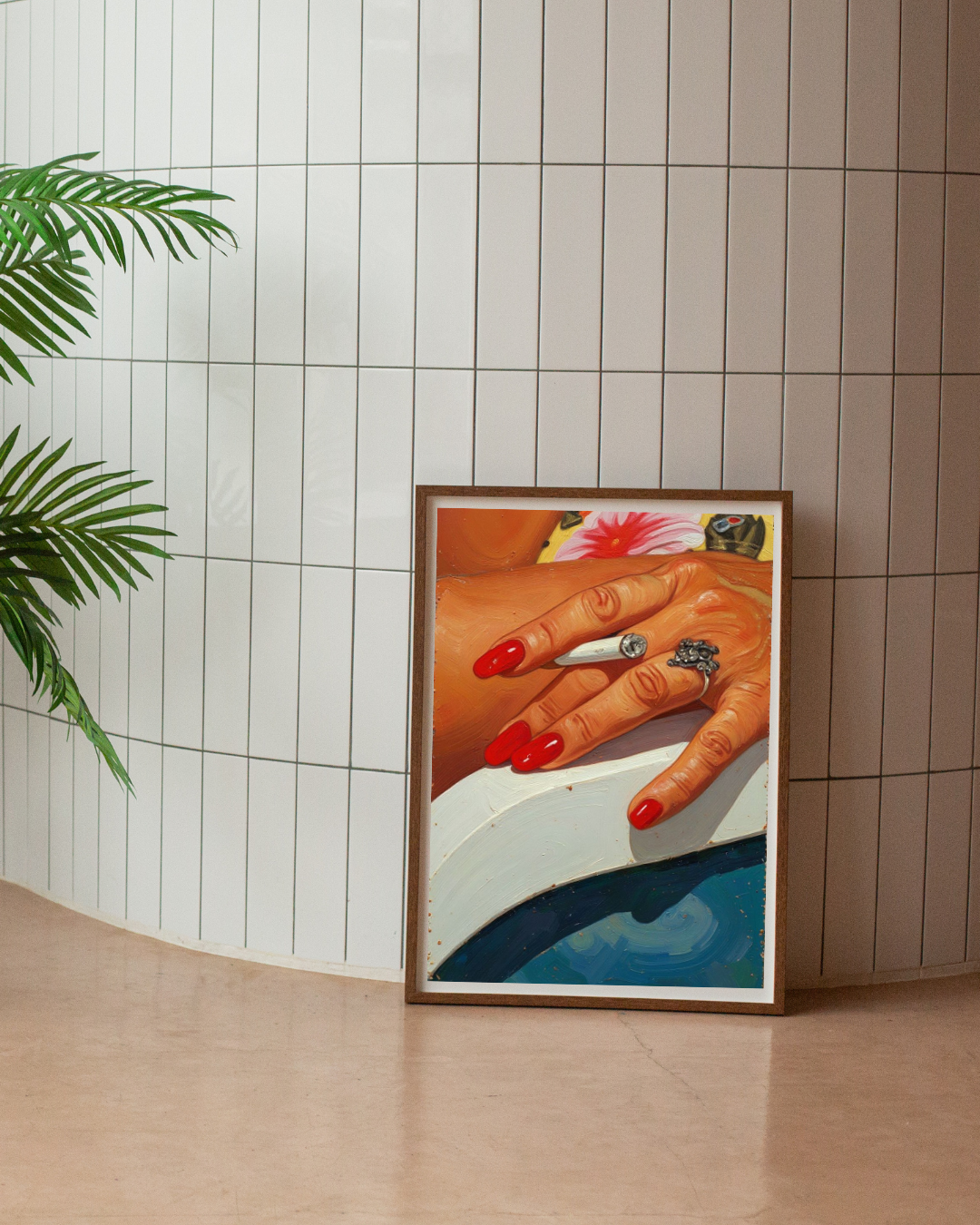 Red Nails Print – Mediterranean Nostalgia Collection