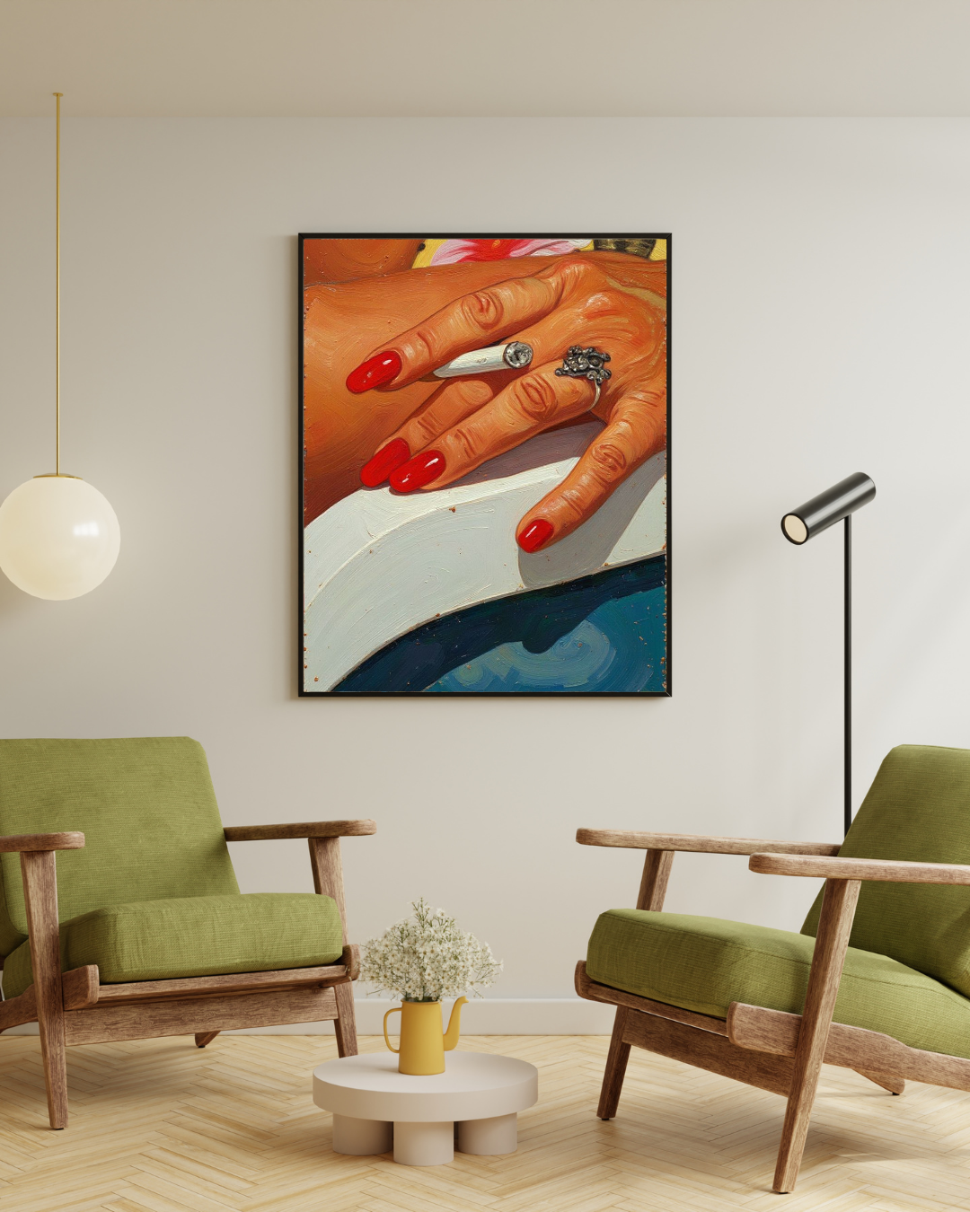 Red Nails Print – Mediterranean Nostalgia Collection