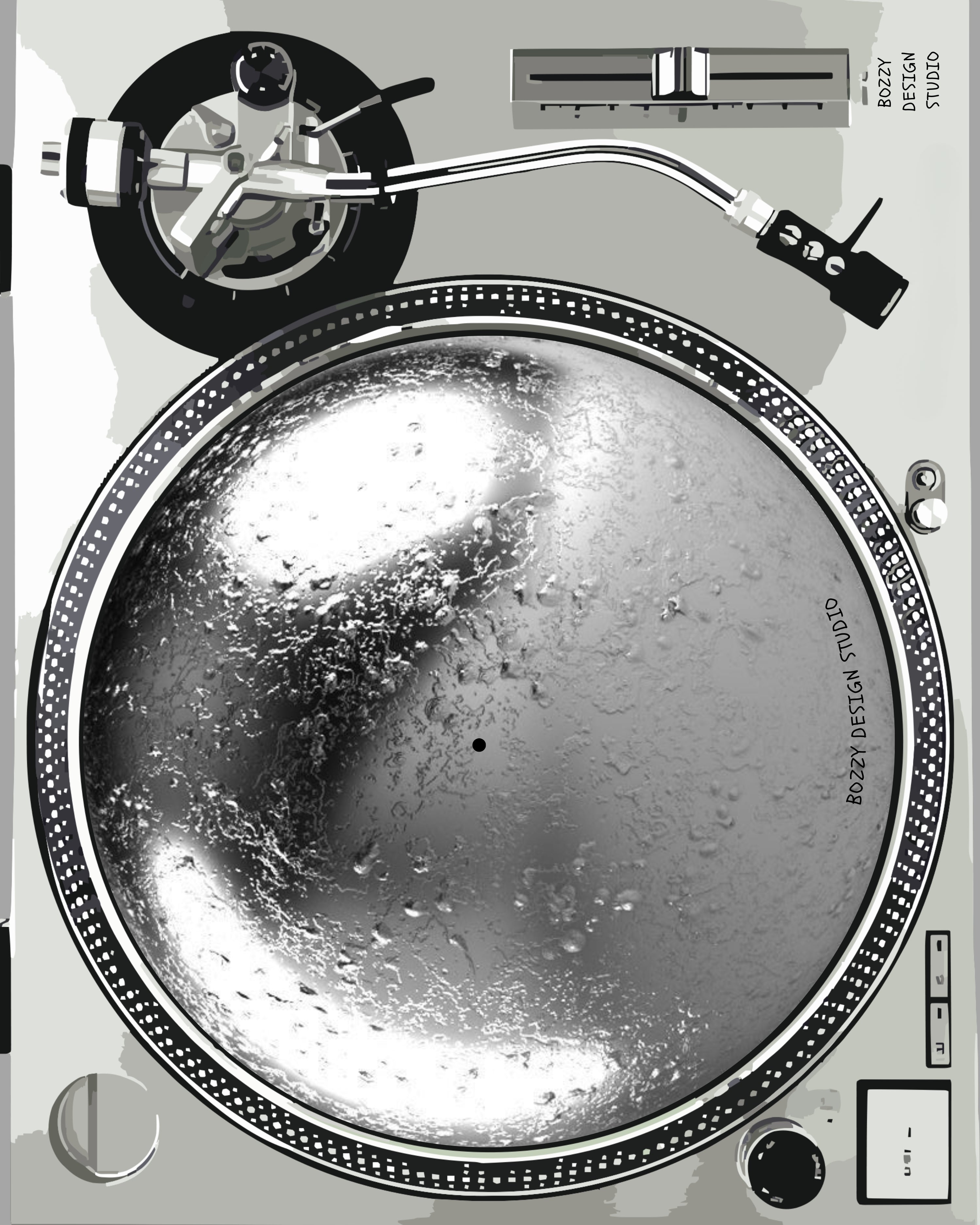 Moon Surface Slipmat – Mediterranean Nostalgia Collection