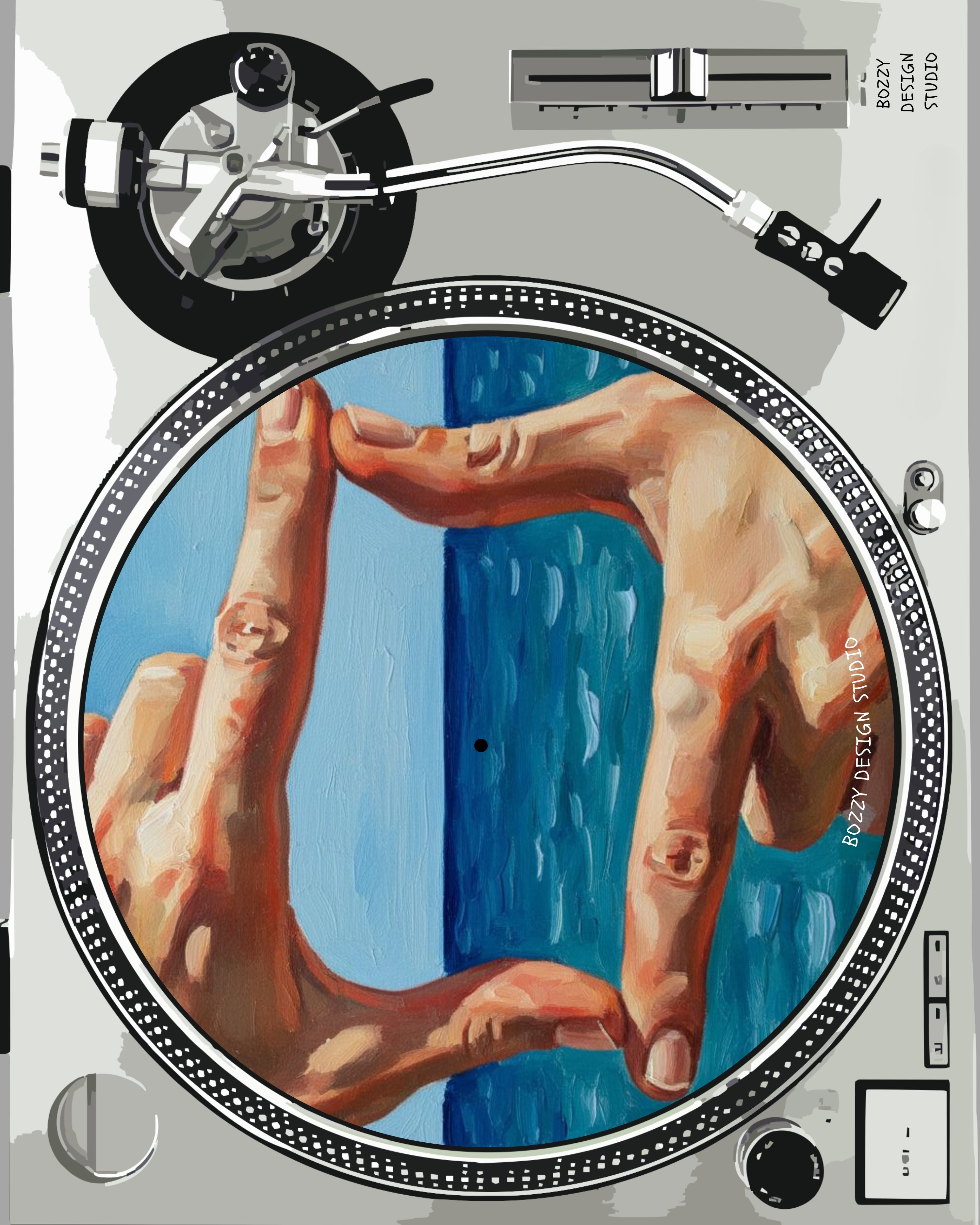 Framed View Slipmat – Mediterranean Nostalgia Collection