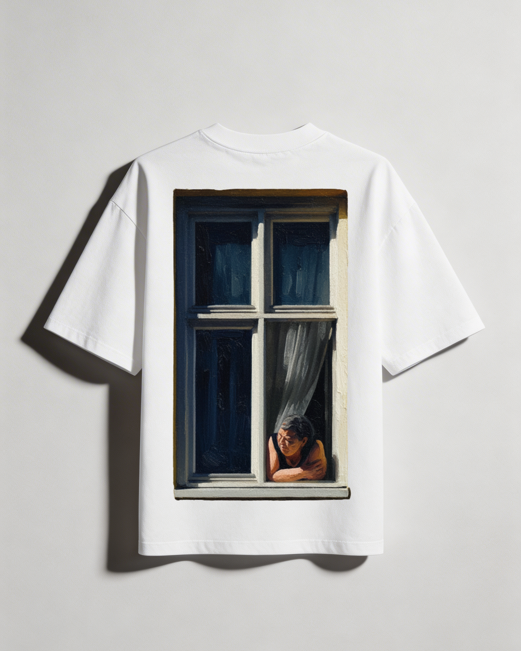 Window View T-shirt – Mediterranean Nostalgia Collection