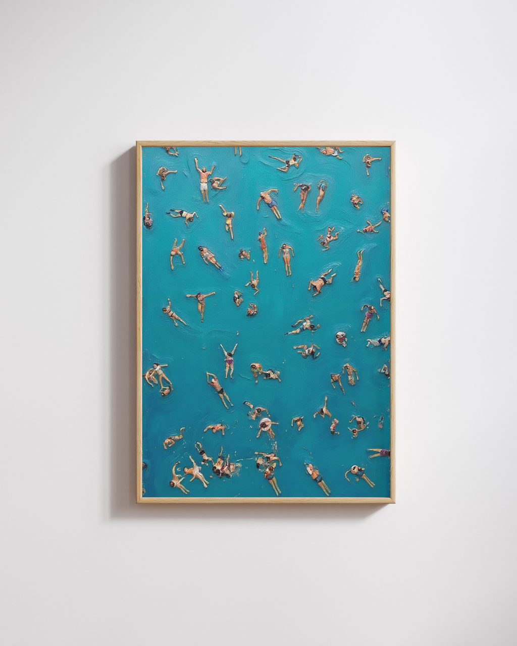 Floating Swimmers Print – Mediterranean Nostalgia Collection