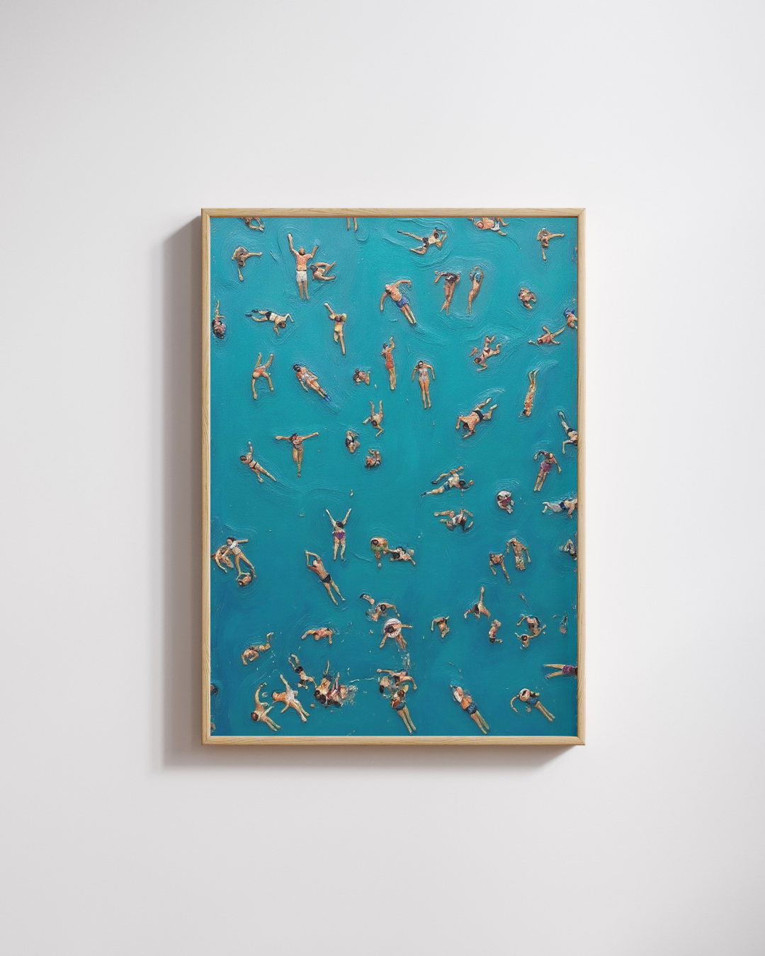 Floating Swimmers Print – Mediterranean Nostalgia Collection