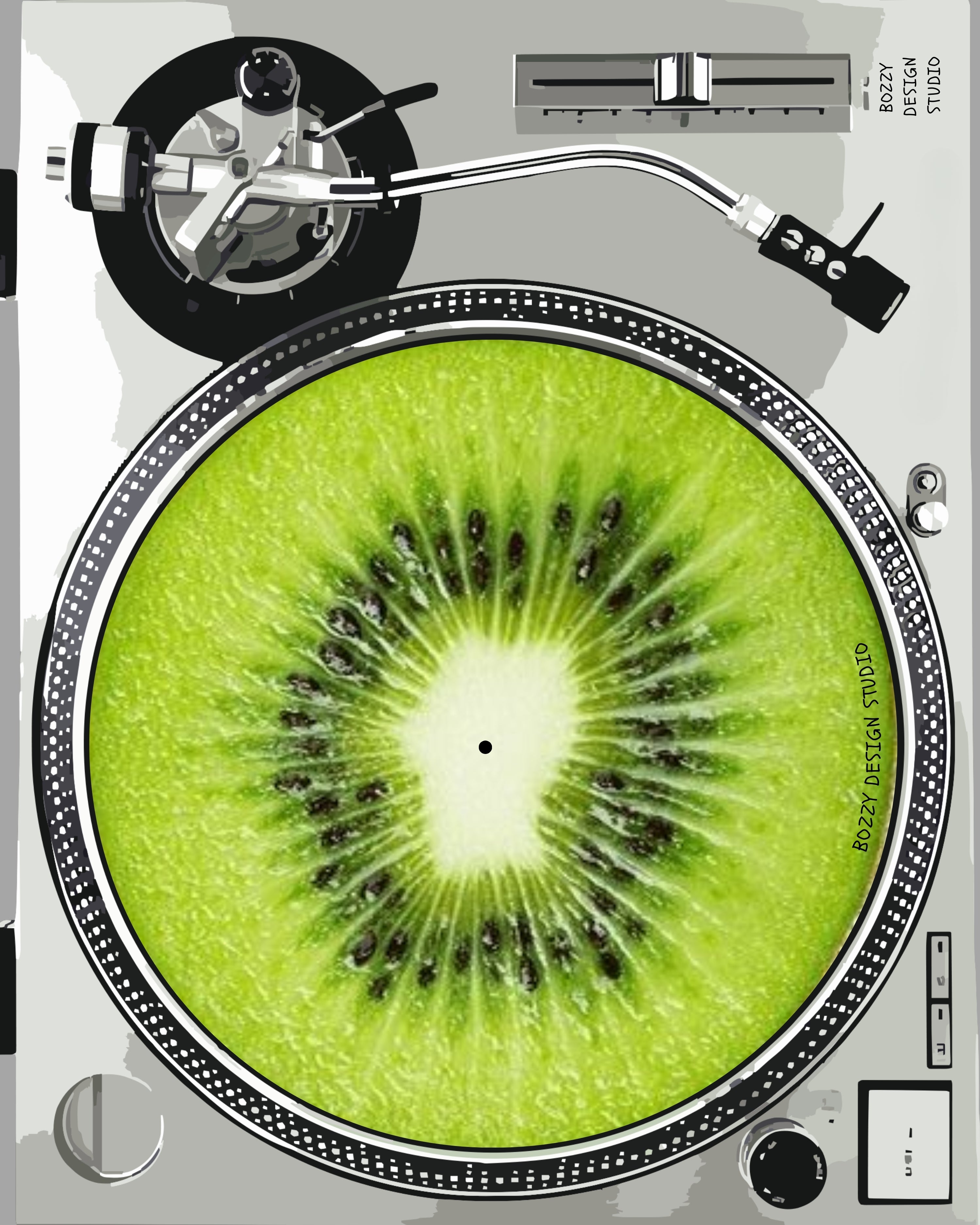 Kiwi Core Slipmat – Mediterranean Nostalgia Collection