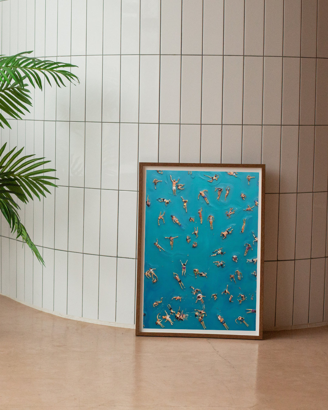 Floating Swimmers Print – Mediterranean Nostalgia Collection