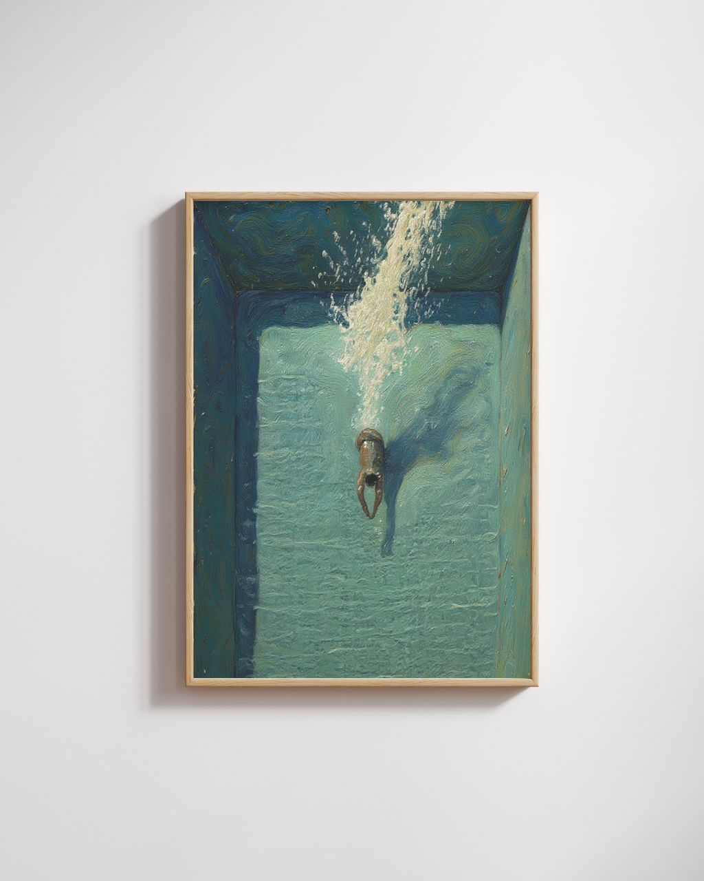 Pool Dive Print – Mediterranean Nostalgia Collection
