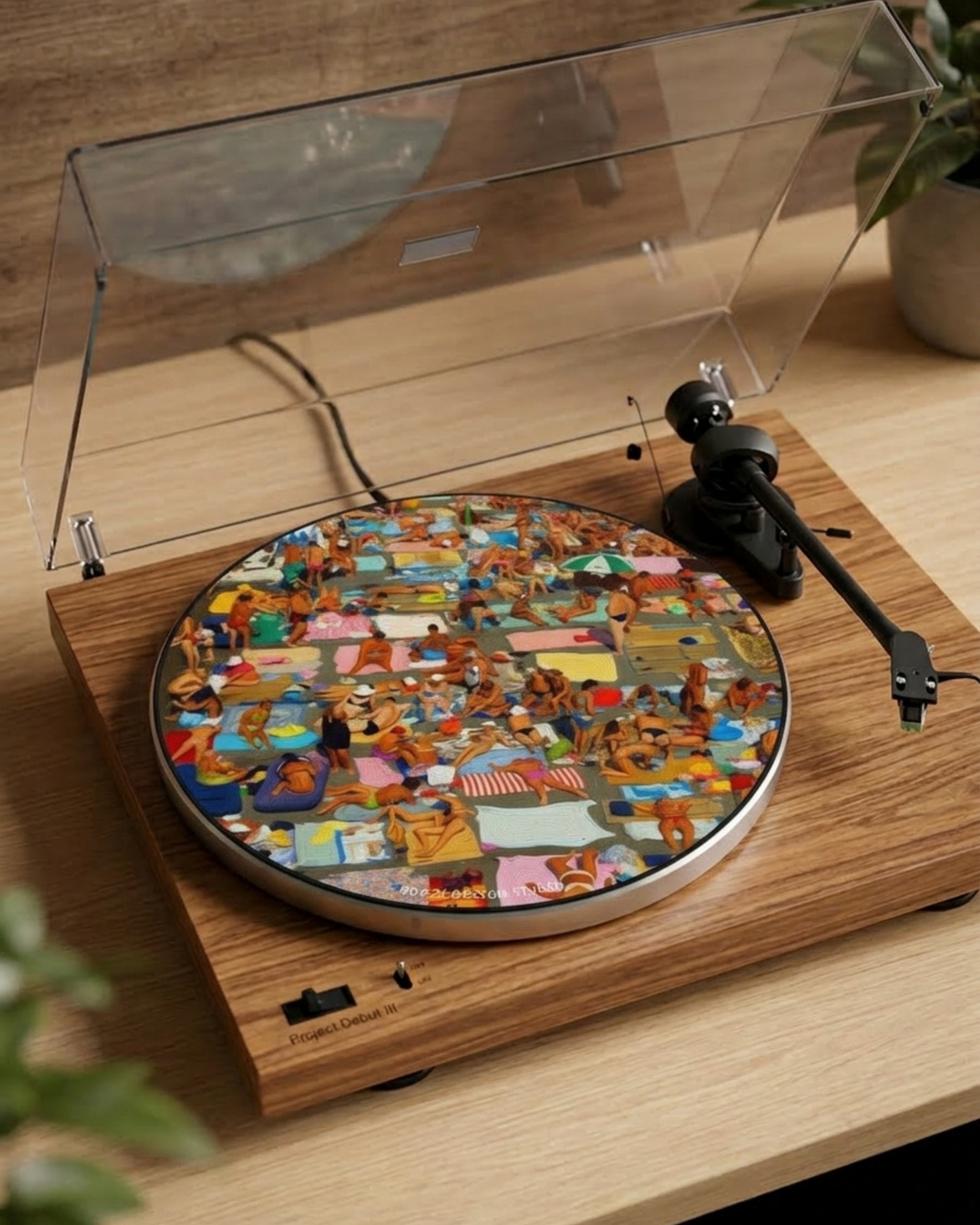 Beach Crowd Slipmat – Mediterranean Nostalgia Collection
