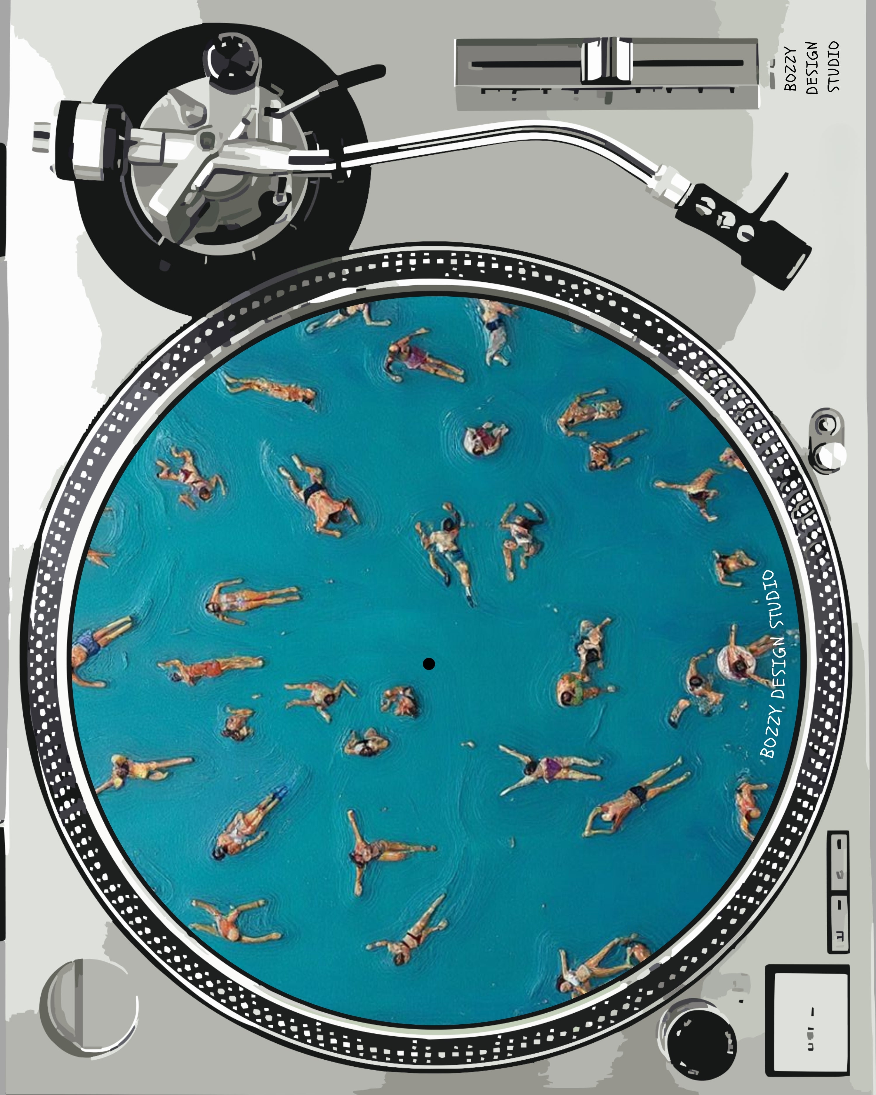 Floating Bodies Slipmat – Mediterranean Nostalgia Collection