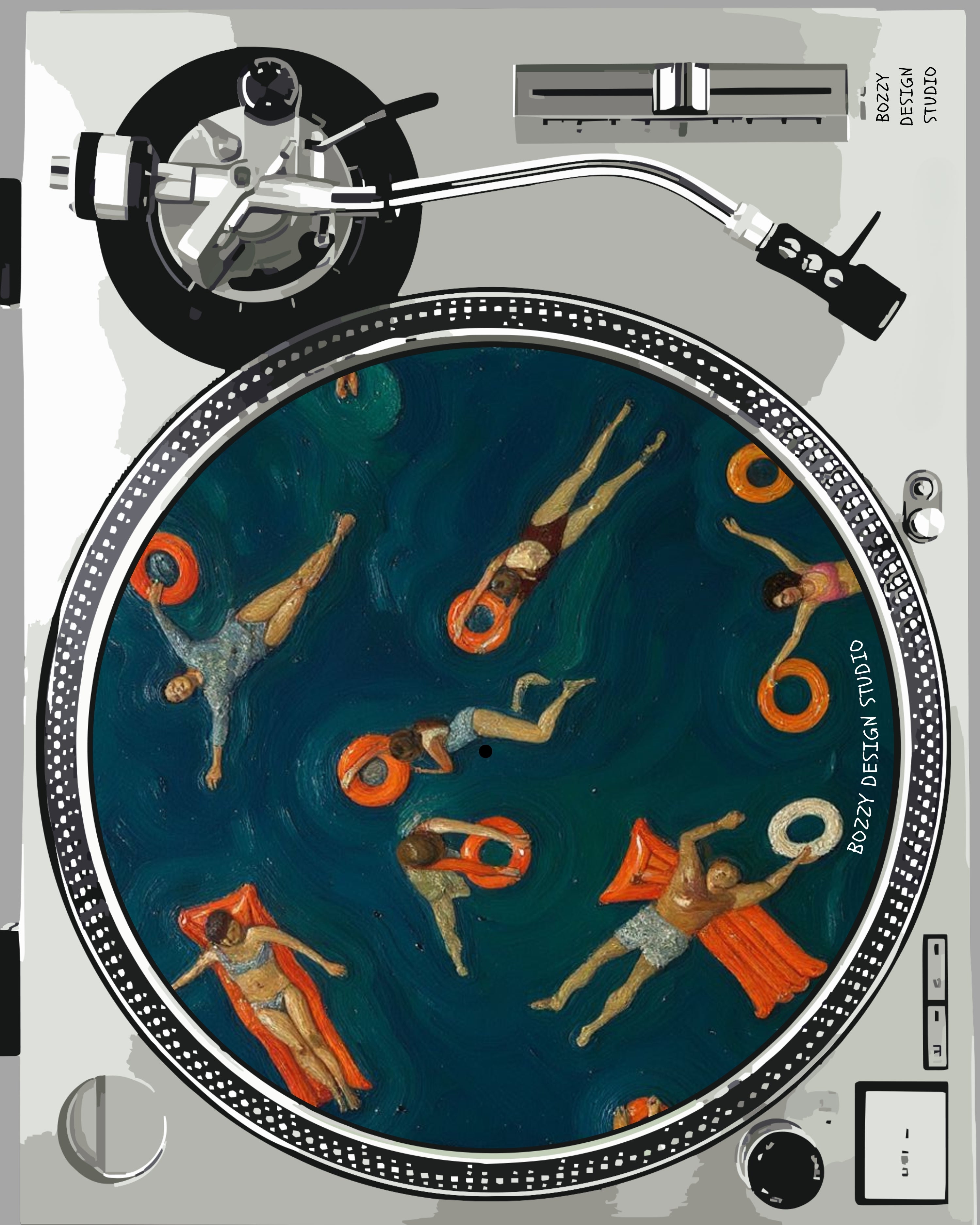 Float Circle Slipmat – Mediterranean Nostalgia Collection