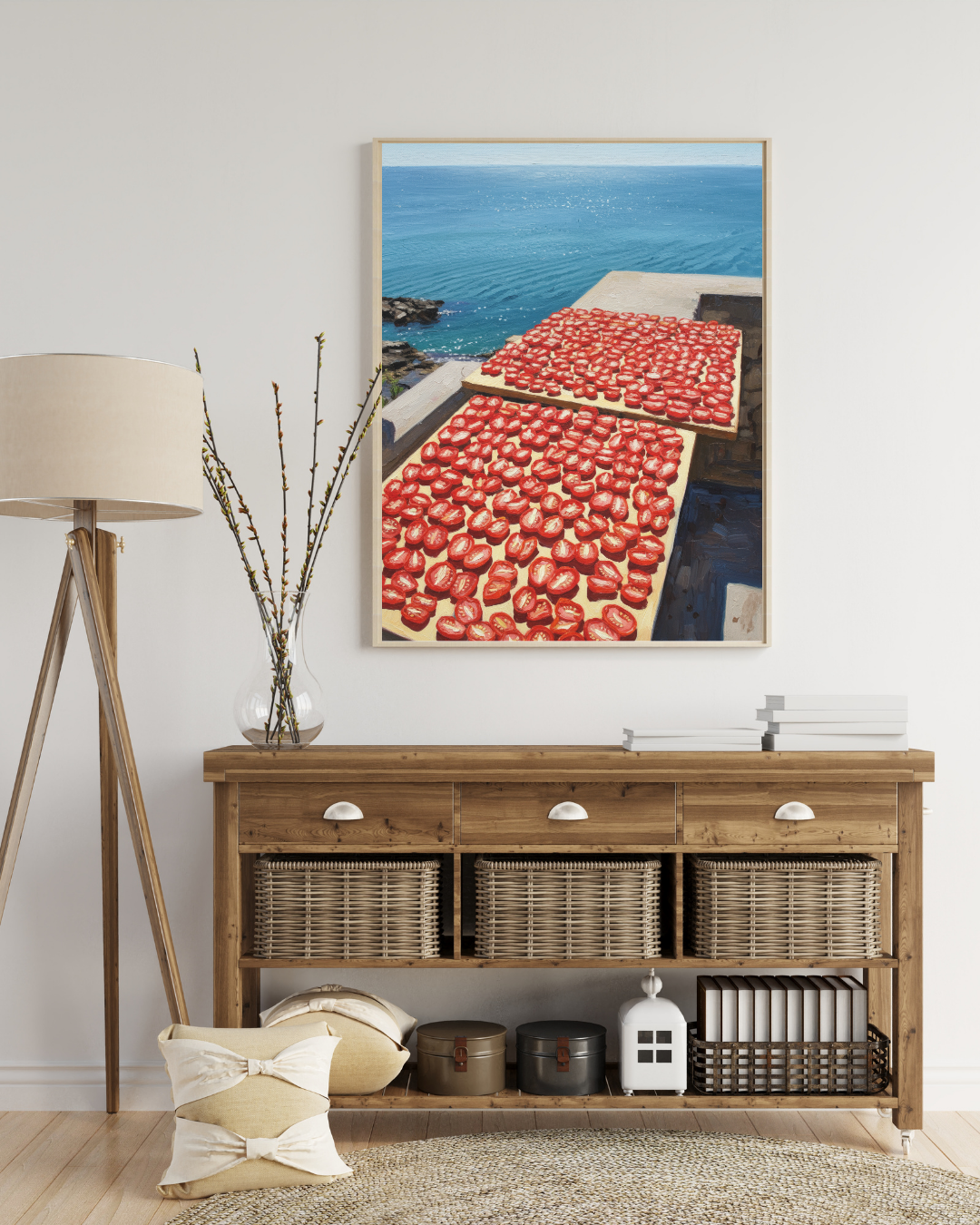 Sun-Dried Tomatoes Print - Mediterranean Nostalgia Collection