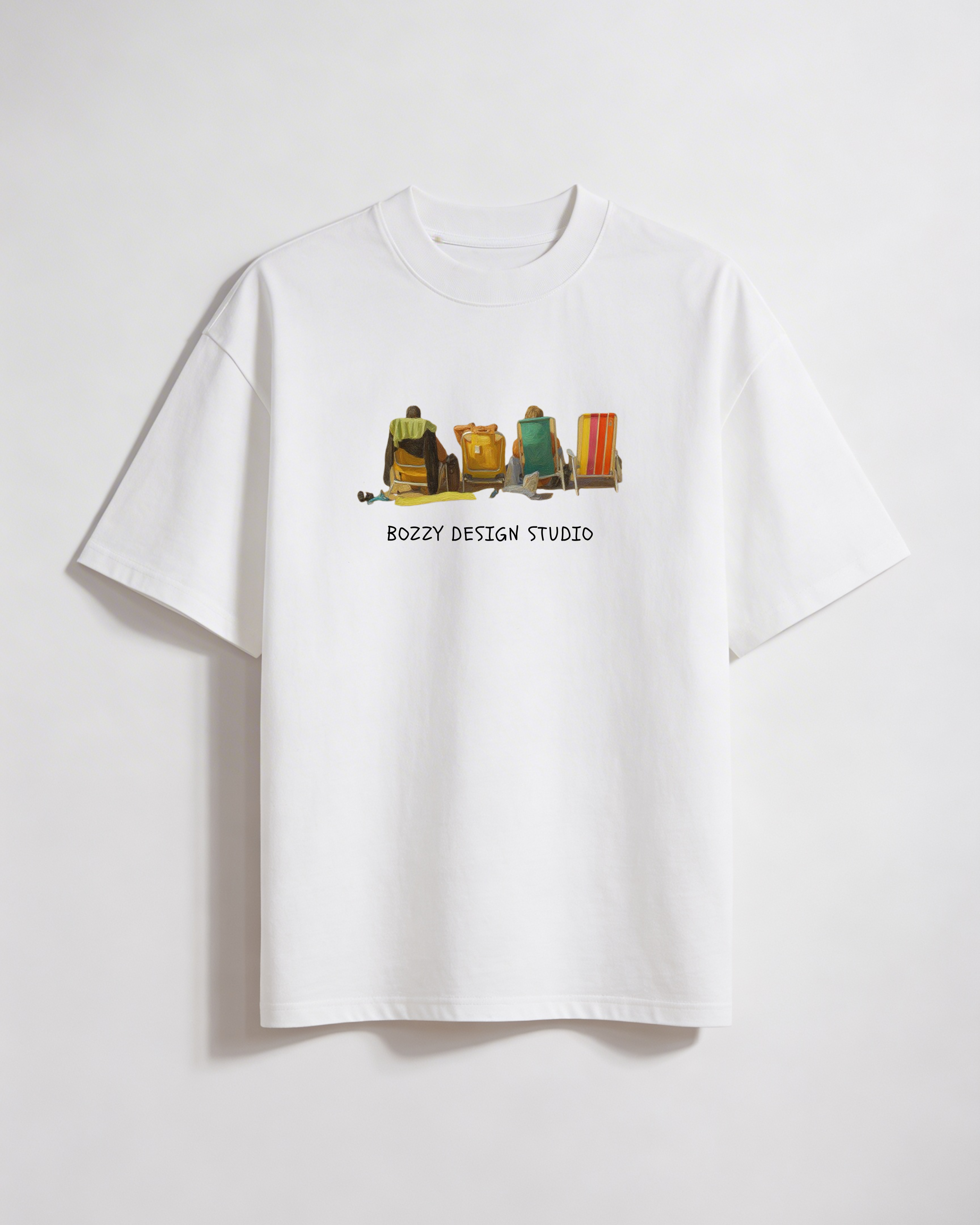 Sun Chairs T-shirt – Mediterranean Nostalgia Collection