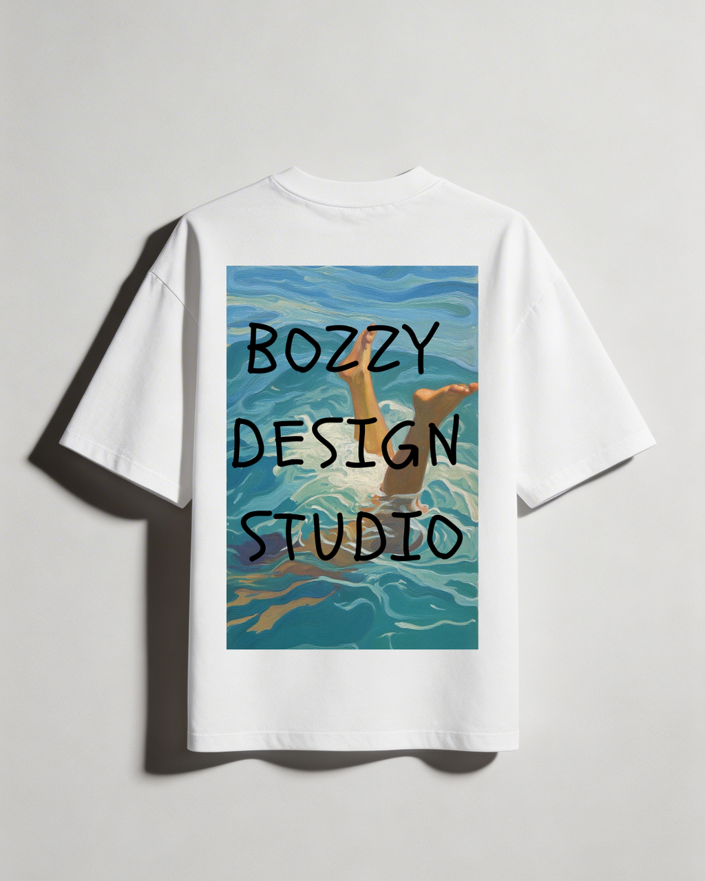 Sea Lettering T-shirt – Mediterranean Nostalgia Collection