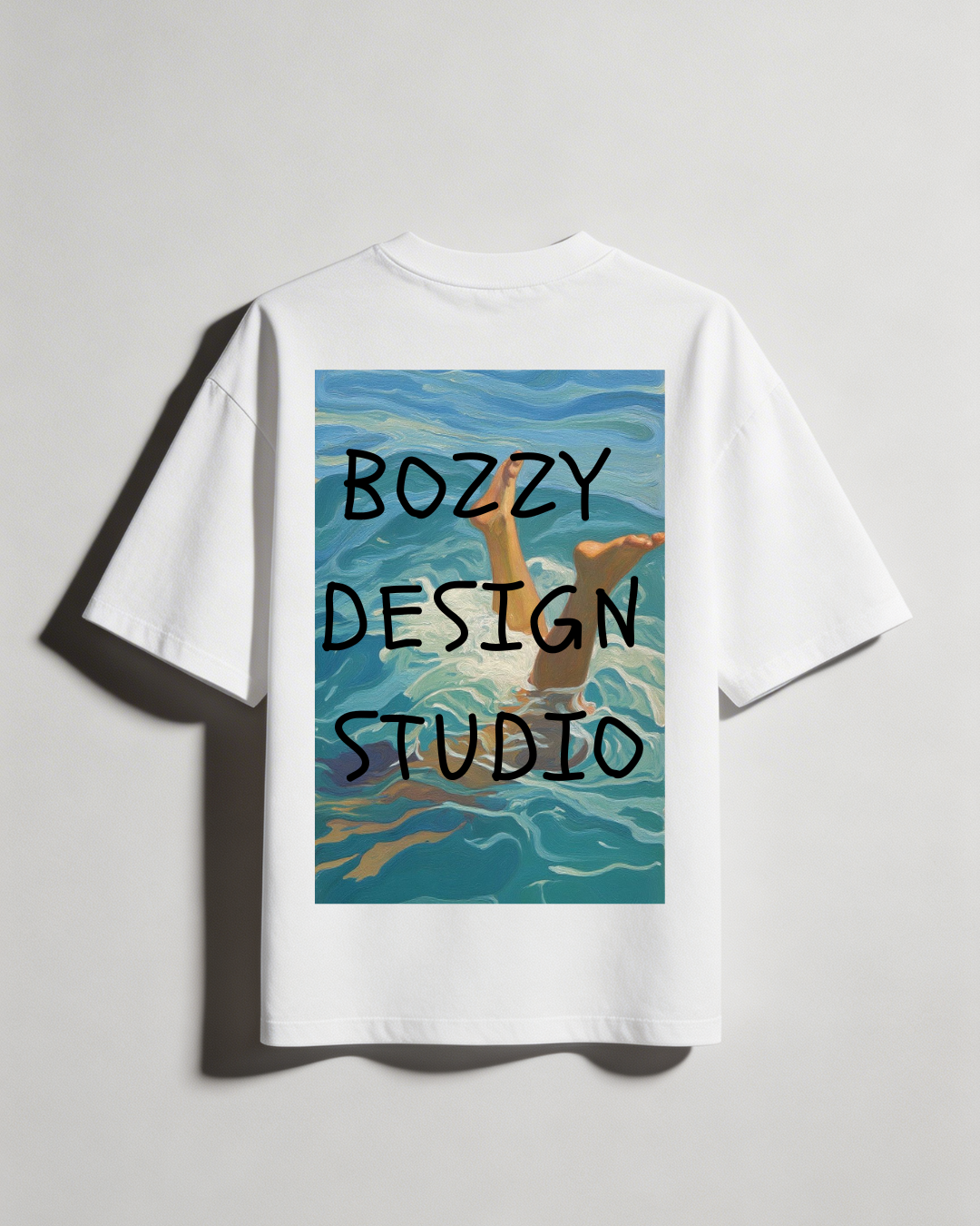 Sea Lettering T-shirt – Mediterranean Nostalgia Collection